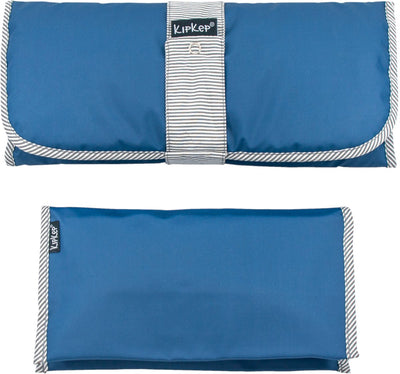 Ensemble à langer Kipkep - bleu denim - ensemble à langer - matelas à langer et étui à couches - bleu - lavable - matériaux recyclés