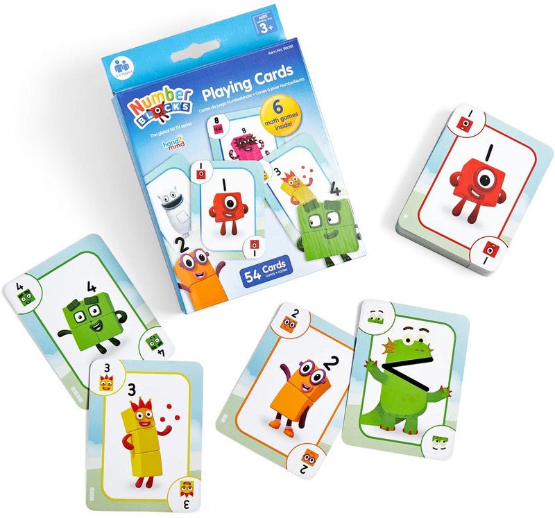 Blocs de numéros de jeu de cartes de ressources d'apprentissage - cartes de jouets éducatives. - 3+