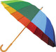 Falcone - parapluie - ø 110 cm - extra robuste - arc-en-ciel