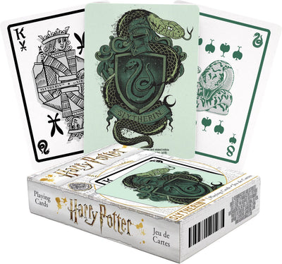 Cartes à jouer Verseau Harry Potter Serpentard - 54 cartes