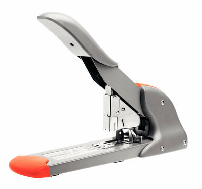 Agrafeuse rapide robuste HD210 - agrafer jusqu'à 210 feuilles - chargement frontal - gris orange