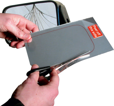 Kit de réparation miroir Carpoint - autocollant - réparation temporaire - taille 175x250mm