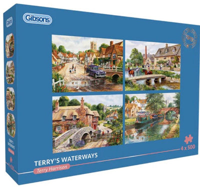 Gibsons - Terry's Waterways (par Terry Harrison) - 4×500 pièces 48×34cm (l×h) - puzzle pour adultes
