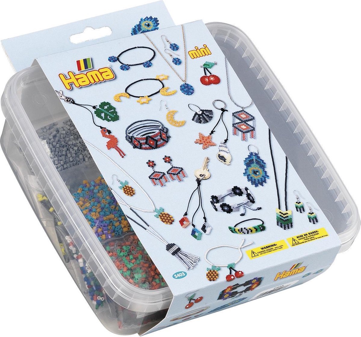 HAMA STRING BEAD SET dans Box, 10 500ST.
