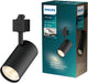 Philips LED Philips EasyLink Zilo - spot - raccord Gu10 - puissance maximale : 7W - noir - éclairage sur rail