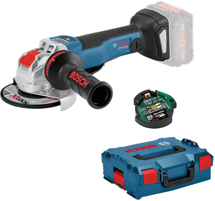 Bosch professional gwx 18v-10 psc meuleuse d'angle sans fil 18v corps de base en l-boxx - 06017b0800