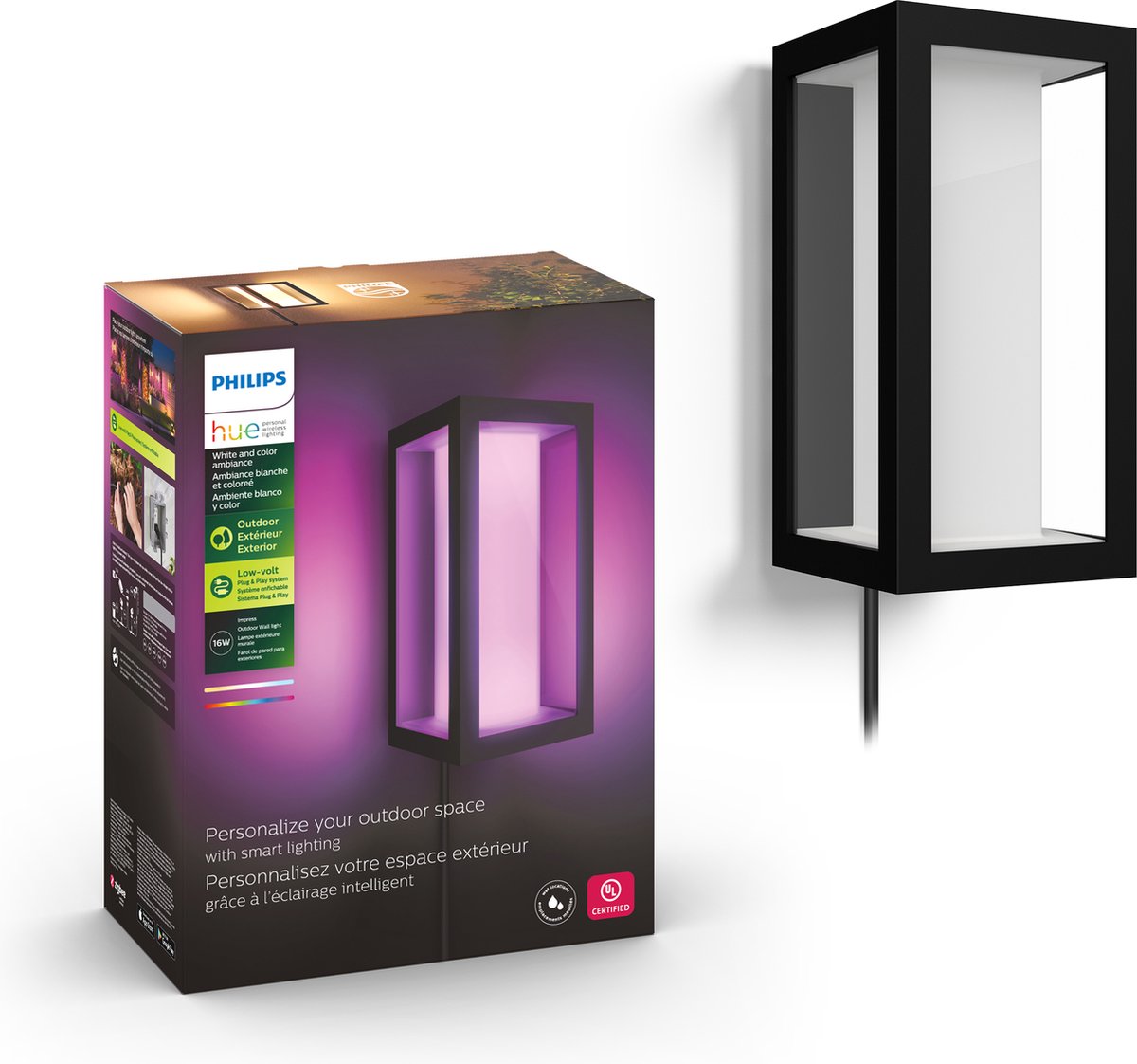 Philips Hue Impressionnant Applique Ambiance Blanche Et Couleur