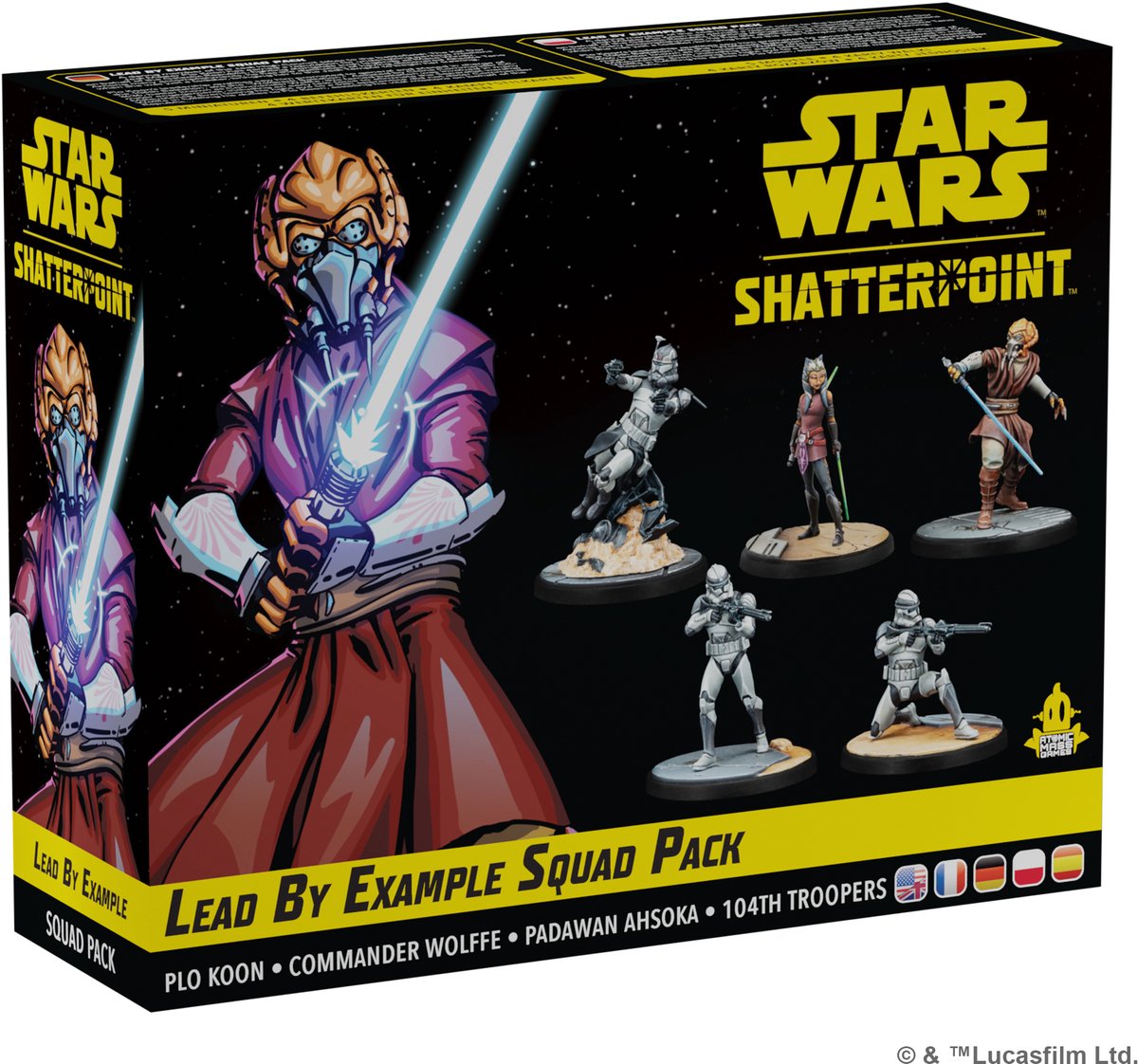 Atomic Mass Games Star Wars Shatterpoint mène par l'exemple Squad Pack - en fr de pl es