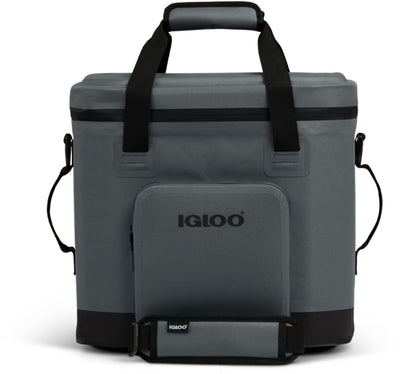 Igloo - trailmate 36 - sac isotherme - glacière souple spacieuse et robuste pour l'extérieur - gris