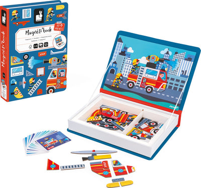 Janod - magnétibook - pompiers
