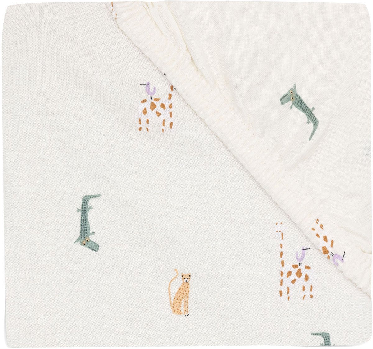 Drap-housse Jollein jungle jambo - 60 x 120 cm - jersey