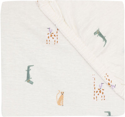 Drap-housse Jollein jungle jambo - 60 x 120 cm - jersey