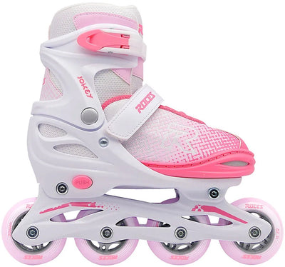 Roces jokey x girl rollers blanc rose 30-33