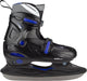Patins pour enfants Nijdam réglables - patins de hockey sur glace - noir bleu - taille 27-30