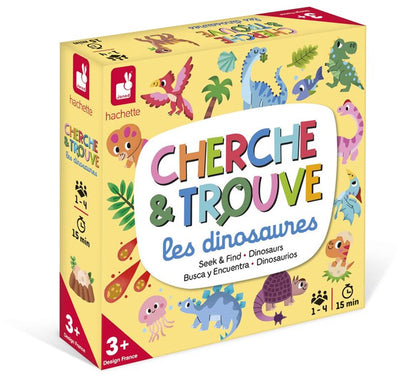 Janod - jeu d'observation - chercher et trouver - dinosaures
