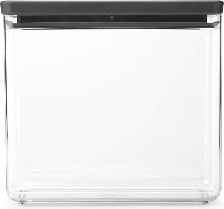 Boîte de conservation Brabantia savoureux+ - empilable - 3,5 l - gris foncé