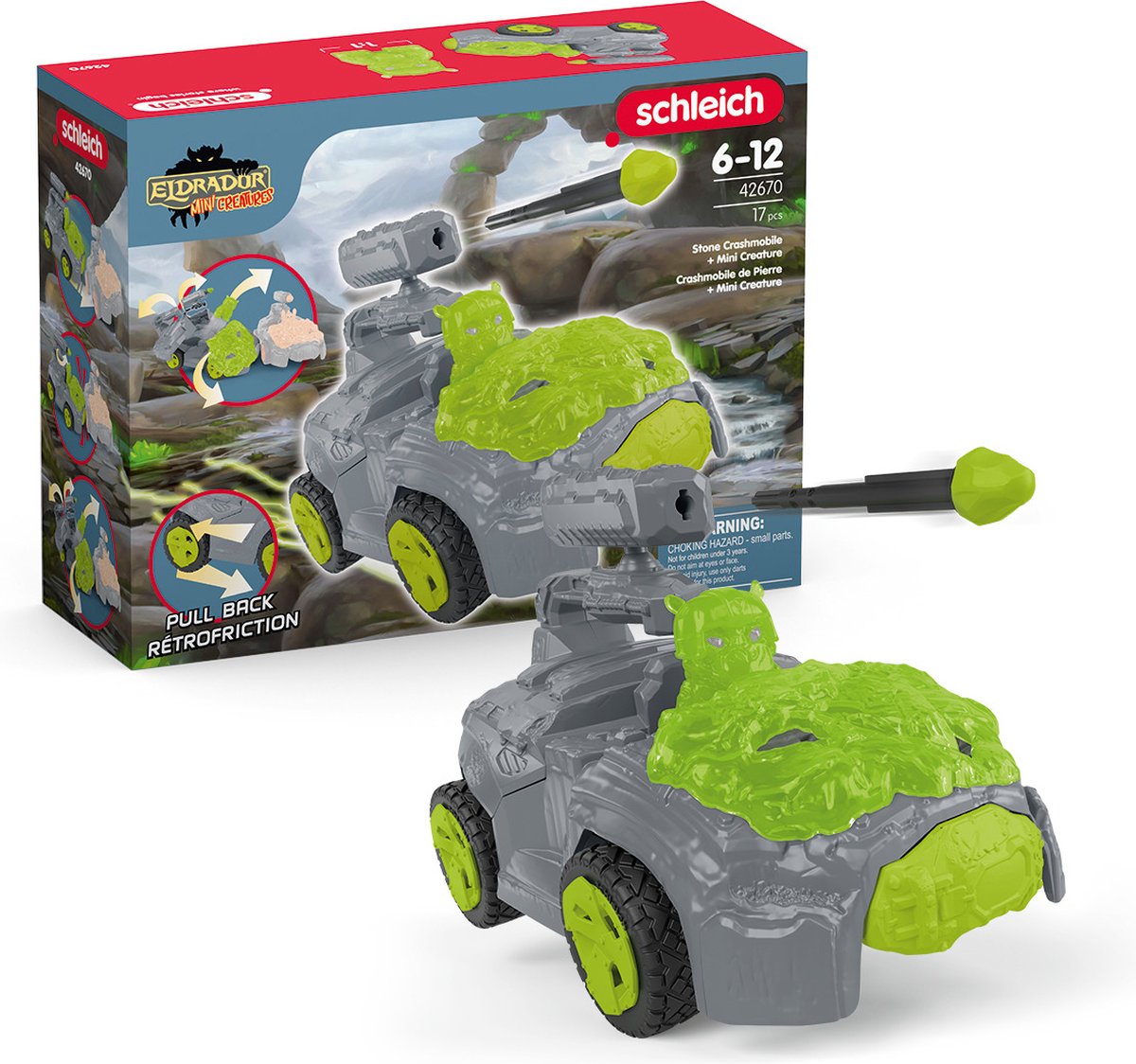 Schleich Eldrador Steen-Crashmobile avec mini créature