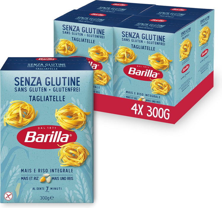 Tagliatelles Barilla - sans gluten - 4 x 300g