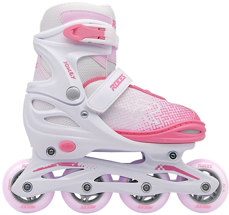 Roces jokey x girl rollers blanc rose 30-33