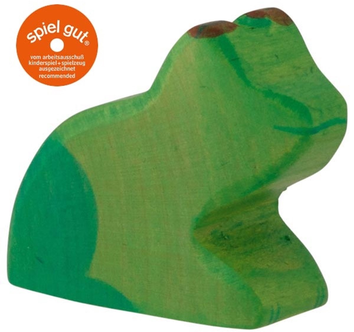 Animaux de la forêt Holztiger - grenouille - 5x2x4cm - figurine en bois - fait main