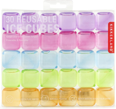 Glaçons réutilisables Kooduu frogland - lot de 30 - moule à glaçons - couleur - été - cocktails