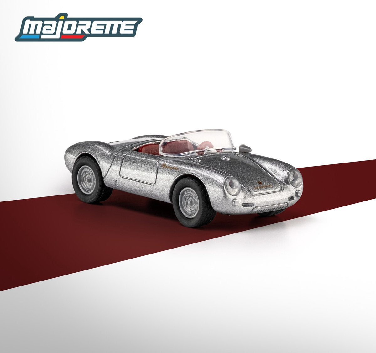 Majorette Porsche 550 spyder '55, argent (collection)