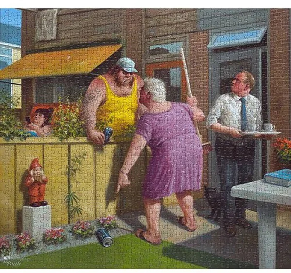 Marius van dokkum puzzle la goutte - oeuvre en édition limitée - 1000 pièces