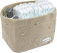 Panier à langer Meyco baby mini noeuds - sable - moyen