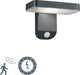 Rl vis ta lumière réalité esquel - applique murale - anthracite - incl. 1x smd 4,5w - détecteur de mouvement - solaire - énergie solaire - sans fil - éclairage extérieur - ip44