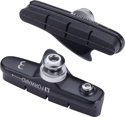 Bbb plaquettes de frein vélo arrêt route vélo - frein sur jante - compatible avec vélo de ville VTT - noir - bbs-02