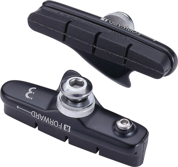 Bbb plaquettes de frein vélo arrêt route vélo - frein sur jante - compatible avec vélo de ville VTT - noir - bbs-02
