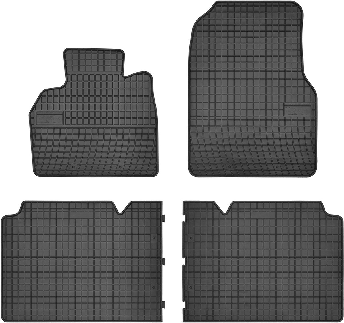 Tapis en caoutchouc Frogum Renault Espace 2003-2014 (tapis avant et arrière) -
