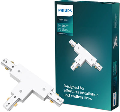 Philips LED Philips EasyLink - connecteur - connecteur en forme de T - blanc - éclairage sur rail