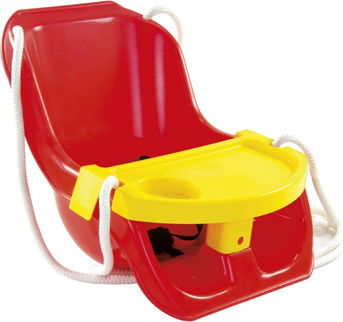 Jouets paradiso swing bébé avec feuille 2 en 1 rouge