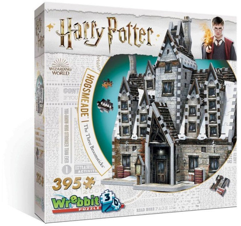 Puzzle 3D Wrebbit Pré-au-lard à trois balais Harry Potter (395 pièces)