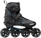 Roces fil de trame 84 rollers en ligne adultes – roues 4x84mm – rollers fitness – noir bleu – taille 38
