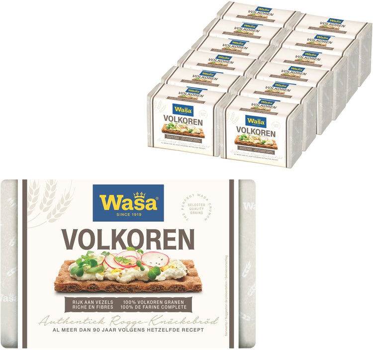 Pain croustillant au blé entier Wasa - 12 x 260g