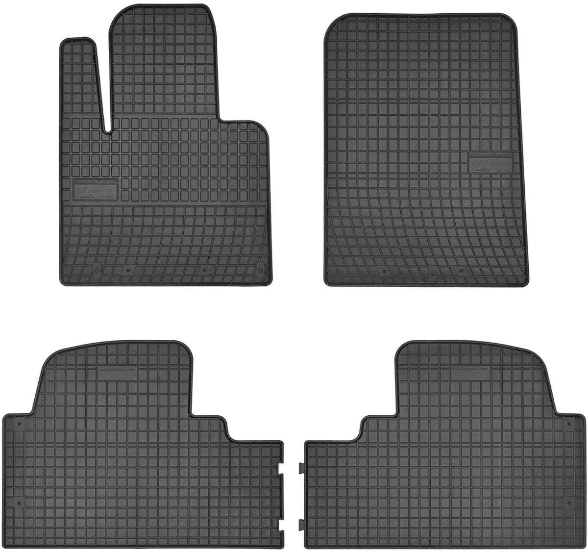 Tapis en caoutchouc Frogum Hyundai Santa Fe 2013-2018 -