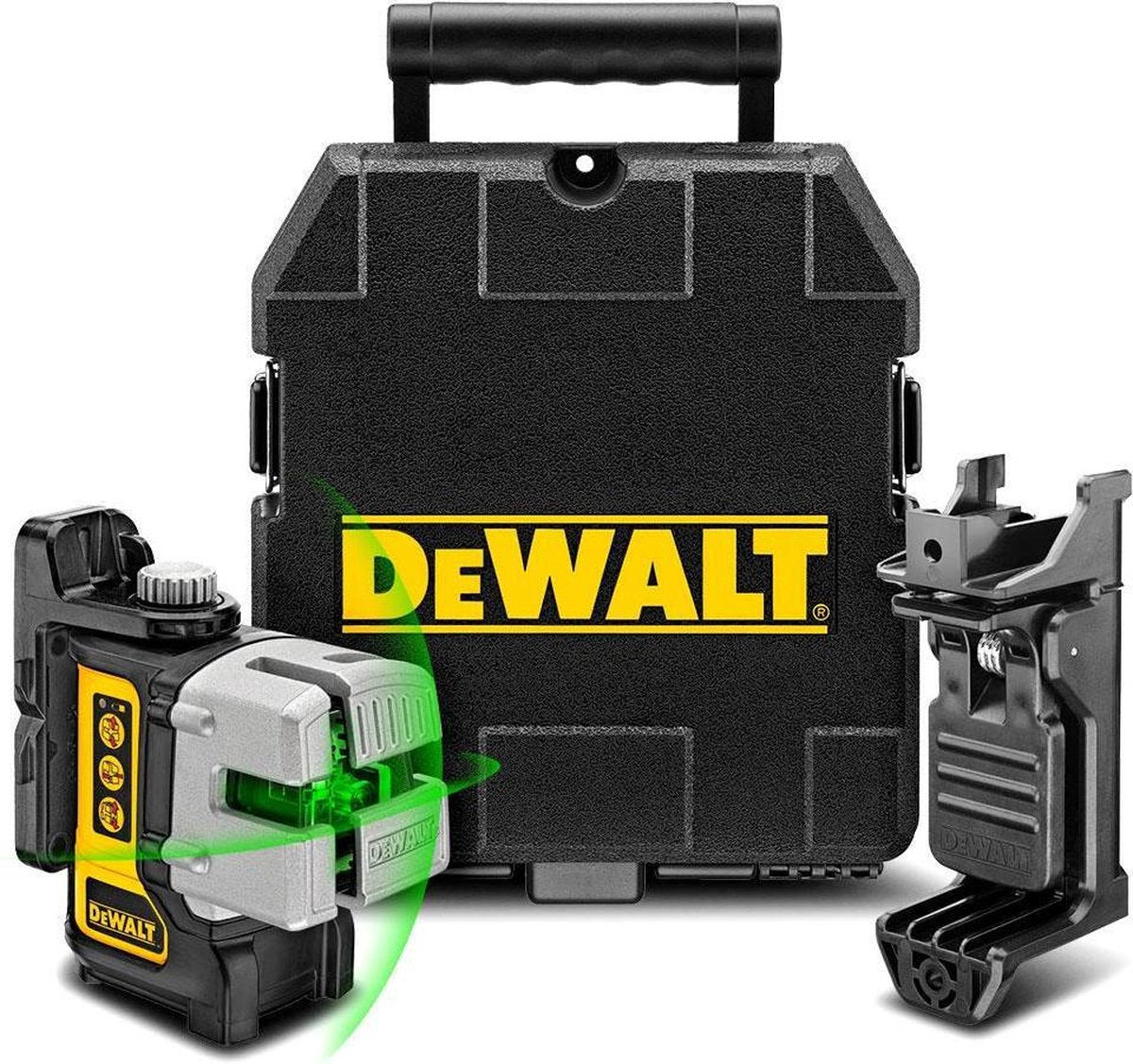 Dewalt dw089cg laser multiligne auto-nivelant vert - 3 faisceaux