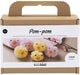 Creativ company mini hobby set pompon, poussins, différentes couleurs, 1 boîte