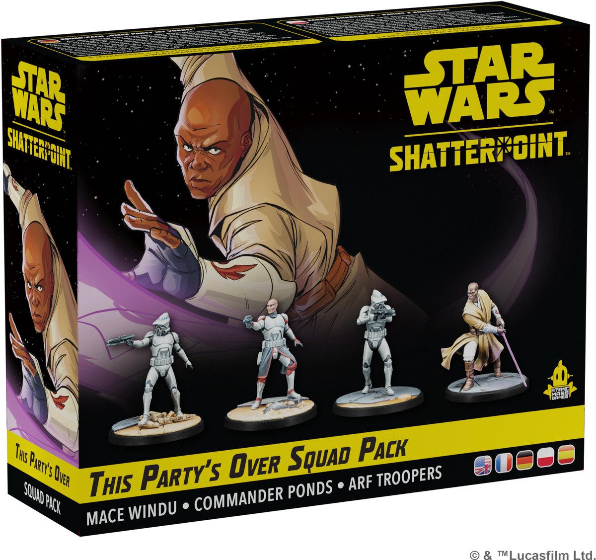 Jeux de masse atomique Star Wars Shatterpoint ces fêtes à propos du pack Squad - en fr de pl es
