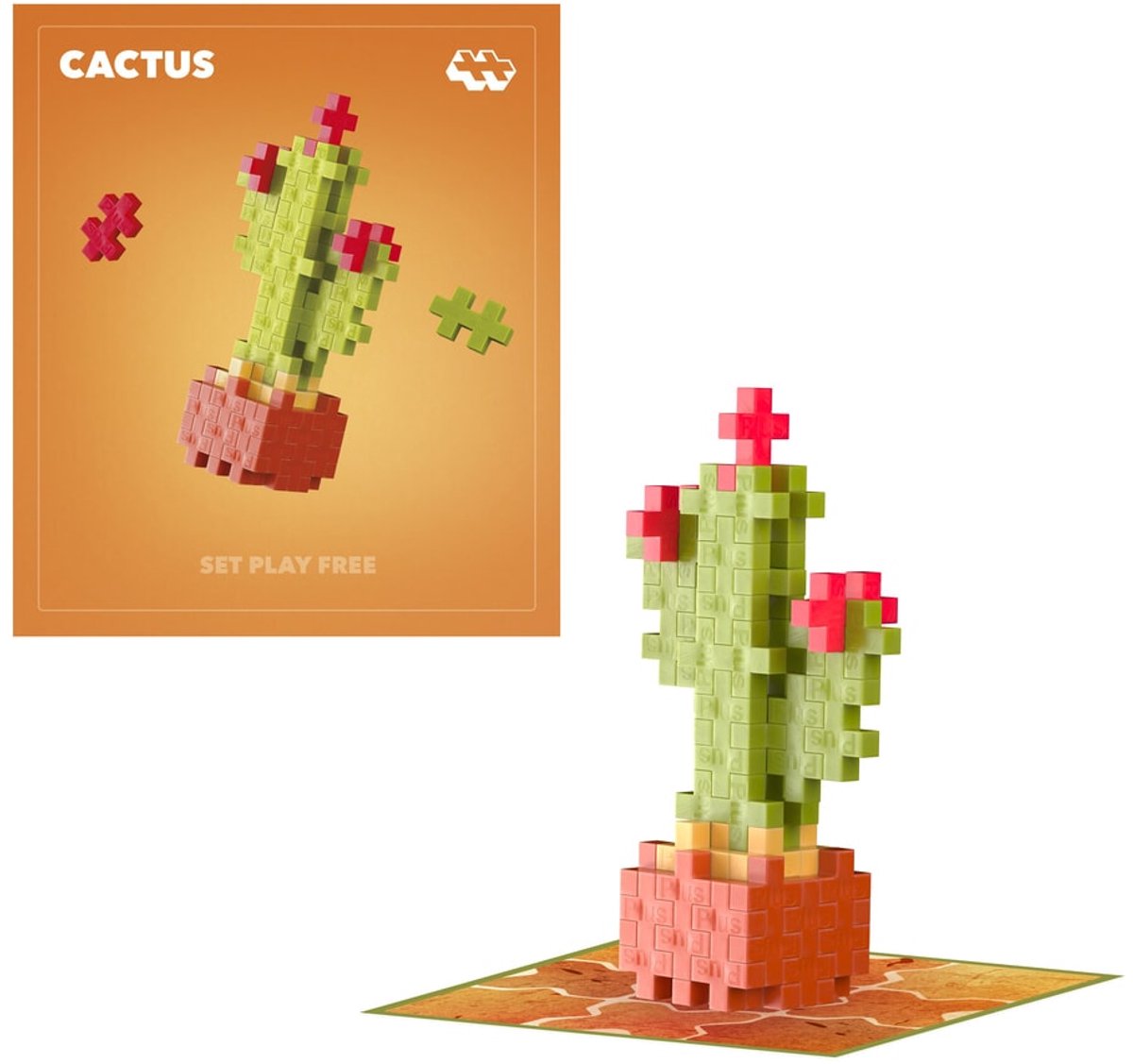 Packs de plantes Plus Plus - Plantes à fleurs Cactus Plus-Plus (4343)