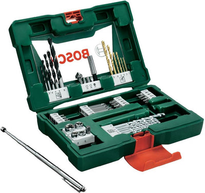 Jeu de forets Bosch V-Line - 48 pièces - série Titanium Plus - pour bois, métal et pierre