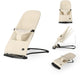 Fauteuil à bascule Deryan Buddy - pliable et réglable - nougat