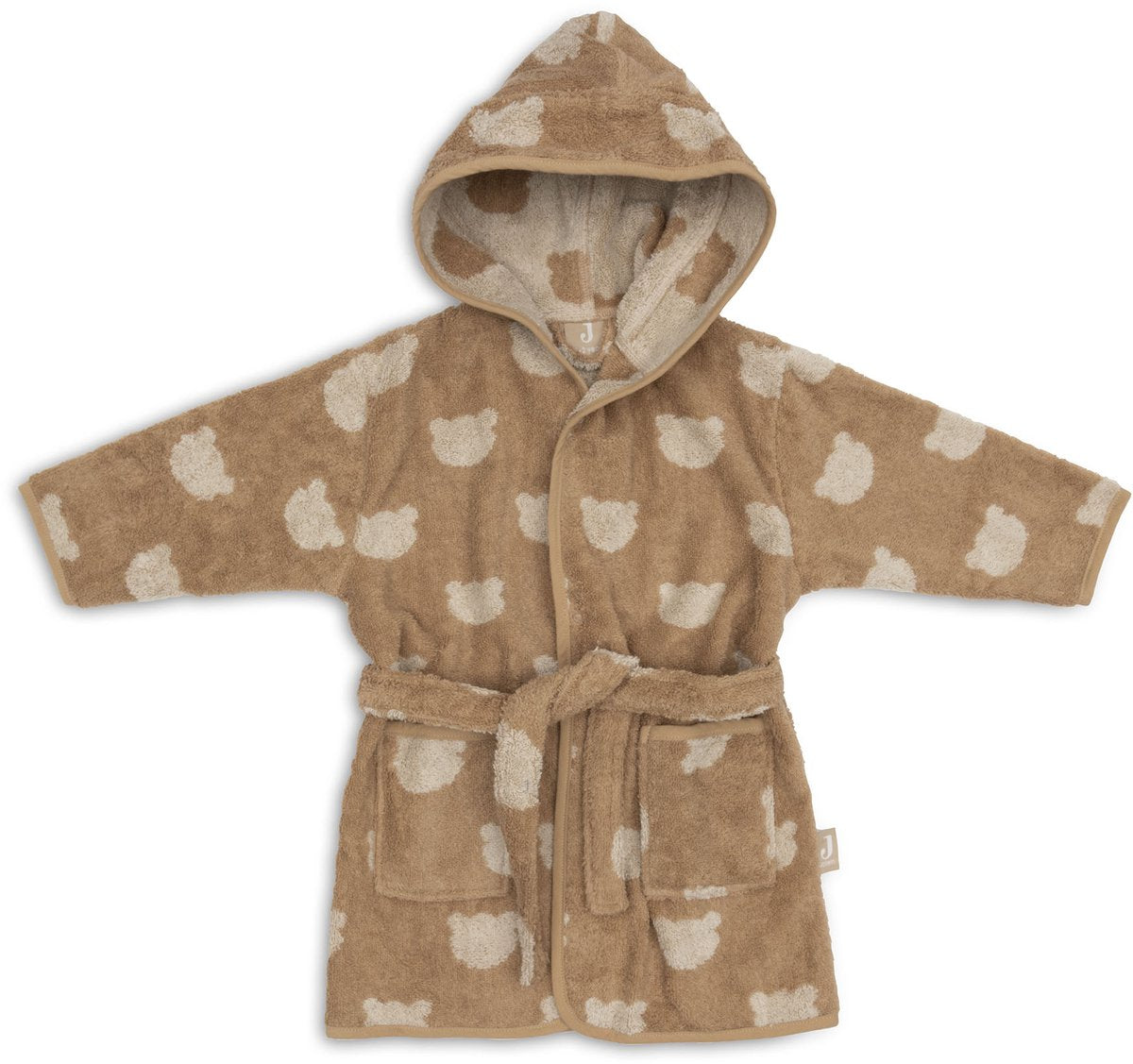Peignoir Jollein - 100% éponge - 1-2 ans - jacquard - ours en peluche