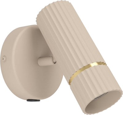 Applique Eglo caminia - gu10 - 15,5 cm - coloris sable beige or