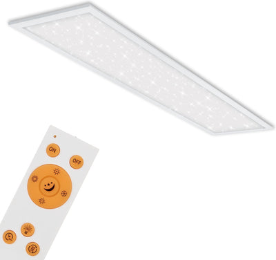 Briloner - plafonnier - panneau led 36w 3800lm 3000-6500k 120x30cm biały z pilotem zdalnego sterowania