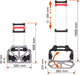 Diable Starx - pliable - max 60 kg - aluminium