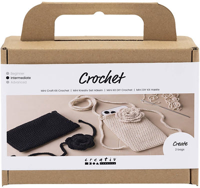 Creativ Company mini sac haken hobbyset avec roos