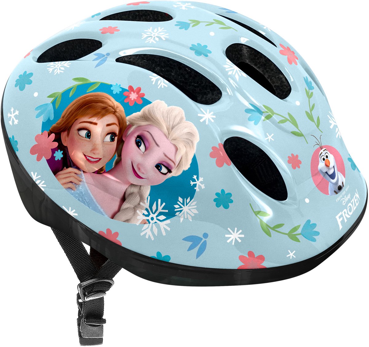 Stamp Disney Frozen casque de vélo réglable bleu pétrole taille 52-56 cm(s)
